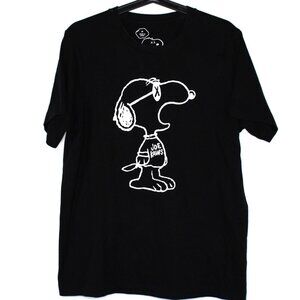KAWS x Uniqlo Mens Medium Peanuts Joe Kaws Yawn Outline Tee T-Shirt V49